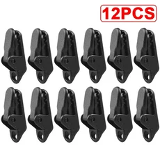 천막 클램프 타프 클립 스냅 행거 텐트 캠핑 생존 조임 도구 야외 캠프 하이킹용 타포린 클립 그립 후크, 03 12PCS