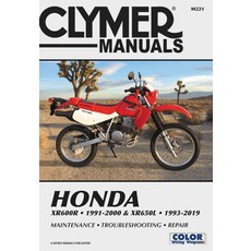 Honda Xr600r - 1991-2000 & Xr650l - 1993-2019 Clymer Manual: Maintenance - Troubleshooting - Repair Paperback, Haynes Manuals, English, 9781620923641