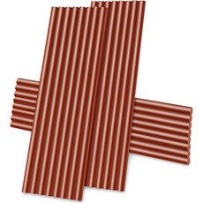 마나티 브라운 핫 스틱 24PCS 미니 사이즈 0.27인치 다이아 x 8인치 롱 멜트 색상 씰링 스탬프 DIY 아트 공예 장식 수리를 위한 모든 온도 EVA, 24pcs 0.27x8", Clear