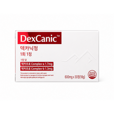 덱카닉정 Premium Formula 2.0 스위스 대사 다이어트 특허 포뮬러 Dexcapro a b 고함량 배합, 1개, 30정