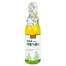 [마음쏙] 가족의 건강 저온압착 생들기름, 5개, 350ml