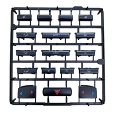 [GoParts] SAAB 9-3 93 03-06 冷氣面板 按鍵 維修包, 1個