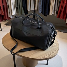 短途大容量手提旅行包女乾溼分離運動健身包男訓練包游泳包待產包, MIBRG版【加厚細絲可套拉桿黑色】, 1個