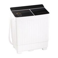 IDEAL 愛迪爾 E0740 強化玻璃 雙槽洗衣機 5.8kg, E0740B(黑色玻璃款)