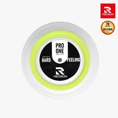 레드썬 REDSON 5컬러 프로원 68 배드민턴 스트링 내구성 타구감 충격 흡수, 1개, 라임