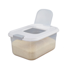 가정용 주방 대용량 벌레 안생기는 쌀통 스탠딩 벌레 안생기는 씨리얼용기, 1개, 20kg