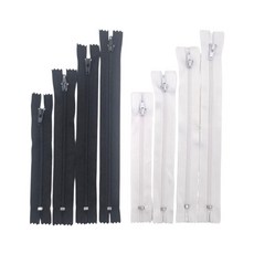 나일론 바지 지퍼 가방 청바지 파우치 지갑 diy 지퍼 부자재 자크, 1개, 화이트 18cm