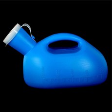 YMB 남자 소변통 병원 환자 소변기 휴대용 간이 요강 이동식 화장실 2000ml, 화이트, 1개