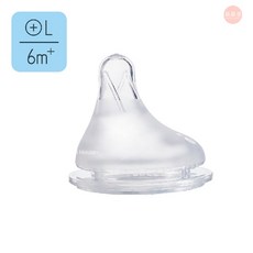 nac nac 妍心35%乳感防脹氣寬口奶嘴 L/XL尺寸 適用小獅王貝親奶瓶, F, 1個