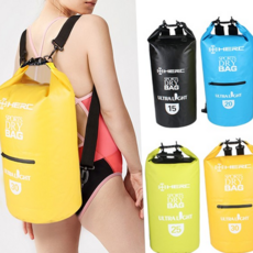 여름 방수 드라이백 물놀이 수영 래프팅 해변 비치 경량, 상세페이지 참조