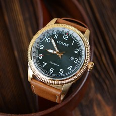 CITIZEN 光動能男錶 BM7483-15X 復刻簡約設計