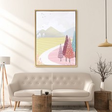 공간액자 이시아르 풍경 벽걸이 캔버스 액자 30x40cm 79000EA 1EA, 본상품