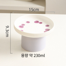 밥그릇 고양이 도자기 애완용 물 강아지, 1개, 옵션2