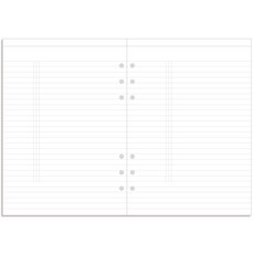 데이스테이션 A5 6공 바인더 코넬 필기 노트, 120g, 코넬 라인 120g, 코넬 라인
