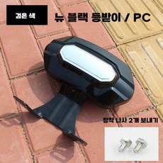 스쿠터 등 쿠션 캐리어 조절 손잡이 뒷좌석 탈착식, 블랙