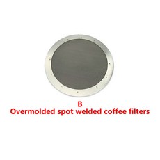 스테인리스 스틸 디스크 메탈 초박형 필터 아에로프레스 커피 메이커 주방 커피 액세서리, B, 1개