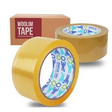 우림 강력 OPP 박스테이프 중포장 50mmx50M 투명 1박스(50개입), 1박스