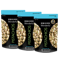 원더풀피스타치오 무염, 150g, 3개