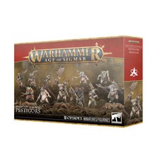 戰鎚AOS Maggotkin of Nurgle Pestigors 納垢蛆裔:疫角獸 - 模型套裝 (10個), 1個