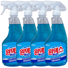 SC존슨 윈덱스 유리세정제 본품, 4개, 500ml