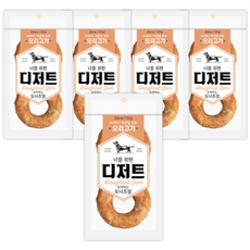너를위한디저트 강아지 오래먹는 도너츠껌, 오리고기, 100g, 5개