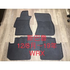 SUBARU 速霸陸 WRX 汽車腳踏墊 厚實耐磨 防水抗汙, 2023/5- 年式,紅色邊框, 紅色, 2023/5- 年式, N/A
