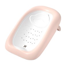 JoyBaby 嬰兒洗澡架 嬰幼兒澡盆架 洗屁屁神器 安全穩固 親膚材質 可折疊收納 讓寶寶享受舒適沐浴時光, 櫻花粉-F, 1個