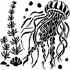 ST-DOT-0079型染版(Stencil)-蝶古巴特diy-簍空模板-塗鴉模版-繪畫模版，精美鏤空設計，輕鬆上手，為作品增添獨特風格, 1個, DOT-0079