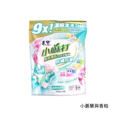 毛寶 小蘇打植萃香氛洗衣皂晶球250g 防螨 / 除霉 (25入), 1個, 防螨-小蒼蘭與香柏-藍