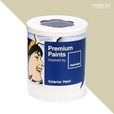 노루페인트 팬톤 실외 벽면 저광 페인트, 13-0711 Putty, 1L, 1개