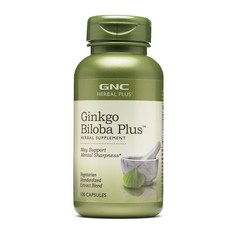 GNC 징코 빌로바 플러스 캡슐, 100정, 1개