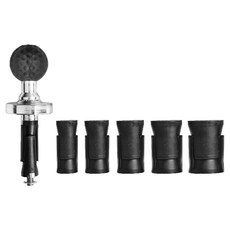 五匹 MWUPP OsoPro系列膨脹螺絲球頭 螺絲球頭 透孔球頭 小阿魯 cbr 三角台適用, Osopro膨脹螺絲球頭, 黑