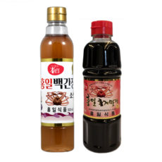 [홍일] 백간장500+홍게맛장500, 2개, 500ml