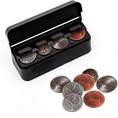 비브랜드 차량용 동전 정리함 범용 휴대용 블랙