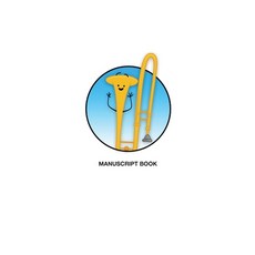 Brass in Color Notebooks: Manuscript - Trombone Blue Paperback, Brass in Color, LLC