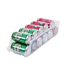 【韓國昌信生活】INTRAY 飲料/醬料瓶收納小物, 1個, 冰箱飲料收納籃, 透明