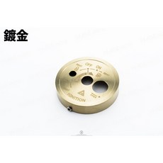 韋德機車精品 ZOO 白鐵 鎖頭蓋 鎖頭外蓋 保護蓋 適用於 JETS JETSR (鍍鈦/鍍金/鍍黑), 鍍金