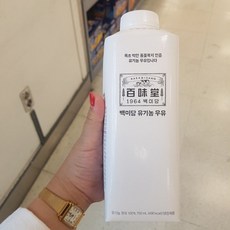 백미당 유기농 우유, 1개, 750ml