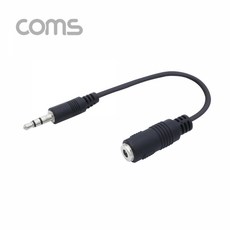 컴스 와이딜 마이크 변환 젠더 3극 3.5m 4극 3.5 F 15cm 2p, 1개