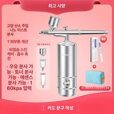 얼굴 안면 수분공급 스팀미용 피부 미스트기 피부관리 가습 제품 페이스 스팀기 스티머, 2.160kPa 전금속 고압 산소기