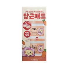 스킨푸드 캐롯 카로틴 카밍 워터 패드 250g, 60매입, 2개