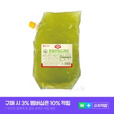 롯데 델가 청귤라임 드레싱 (업소용 대용량), 1개, 2kg