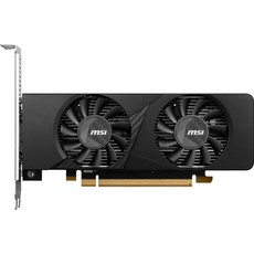 MSI GeForce RTX 3050 LP 6G OC PCIe4.0 VD8790 로우 프로파일 크기 보조 전원 필요 없음, 상세페이지 참조