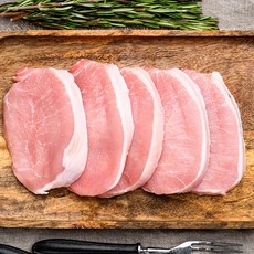 국산 한돈 1등급 냉장 등심 돈카스용 컷 팅 300g, 국내산 한돈 돈카스용 300g