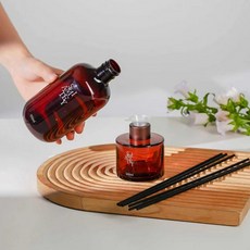 순면 겉감 솜베개 세탁가능 일상용, 500ml, 화훼 시장 산뜻향5, 1개