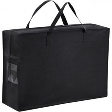 접이식 매트리스 보관 가방 삼중 메모리 폼 매트리스용 휴대용 케이스 편리한 이동 및 여행 Fits4 전체 검은색