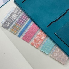 마스킹테이프 소분 감개 블루 마테보관함, 1개