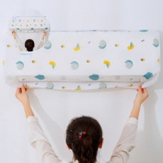 토픽샵 에어컨 풀커버 덮개 에어컨커버, 벽걸이에어컨 풀커버 덮개, 상세페이지 참조