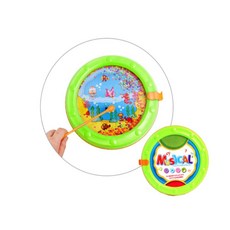 소근육발달 리듬감각 음악교구 놀이완구 웨이브 드럼 3종세트