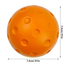 저소음 볼 소프트 폼 무소음 연습구 훈련용 실내용, 1개, 4. Orange